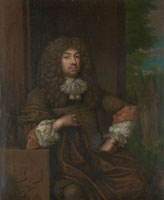 Copy after Caspar Netscher Portrait of Jan Boudaen Courten (1635-1716), lord of St. Laurens, Schellach and Popkensburg, Judge and alderman of Middelburg