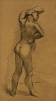 Edgar Degas Nude study