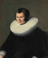 Gerard van Kuijl Portrait of a woman, half-length, possibly Madame de Montrouge