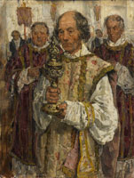 Isaac Israels Procession in the Old Catholic Church in The Hague