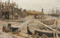 Jean-Charles Cazin The Boatyard