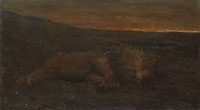 John Macallan Swan Sleeping Lion by Night