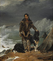 Léon Cogniet A Woman from the Land of Eskimos