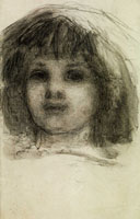 Matthijs Maris Portrait of a Child