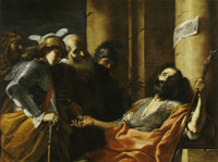 Mattia Preti Belisarius receiving alms