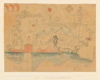 Paul Klee Zeichnung zum Bootverleiher