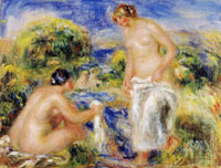 Pierre-Auguste Renoir Women Bathing