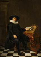 Thomas de Keyser Portrait of a Scholar