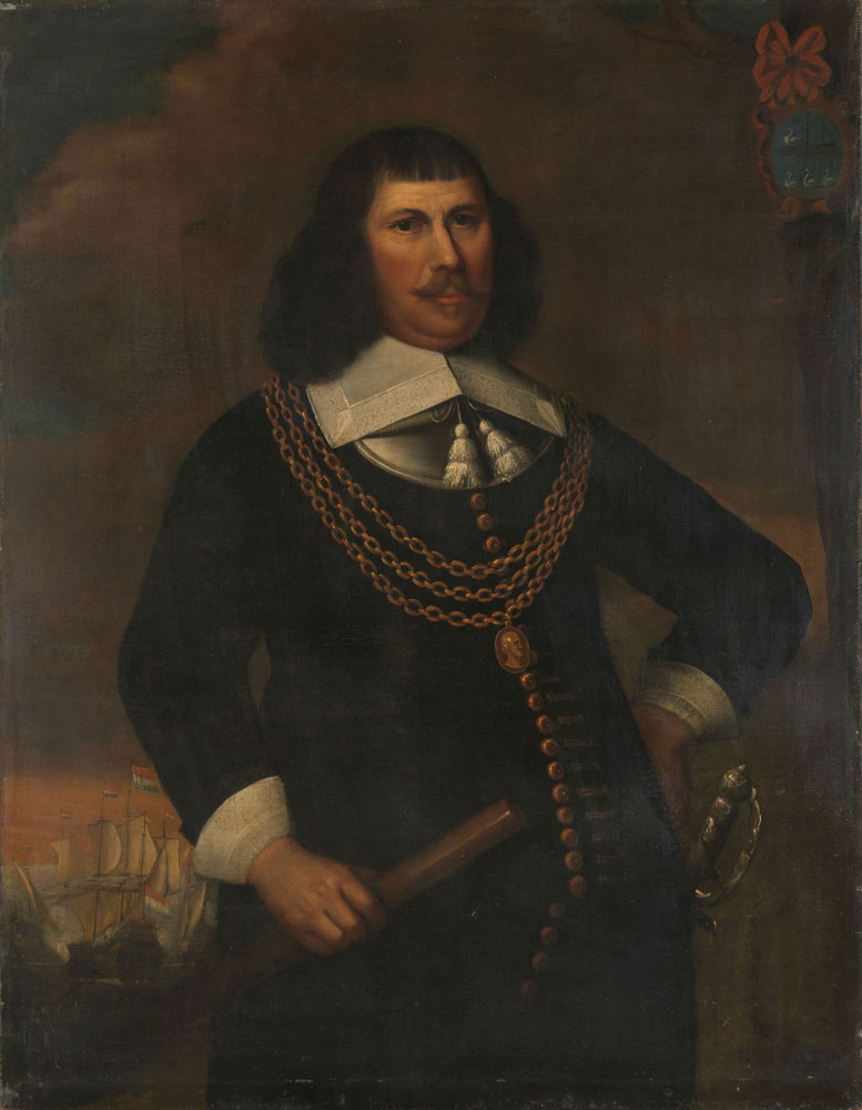 Copy after Abraham Liedts - Pieter Florisz (ca. 1605-58), Vice-Admiral of the Northern District