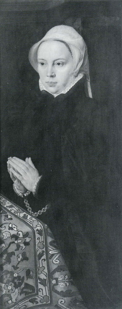 Adriaen Thomasz. Key, in collaboration with Willem Key - Donor Portrait of Anna de Smidt
