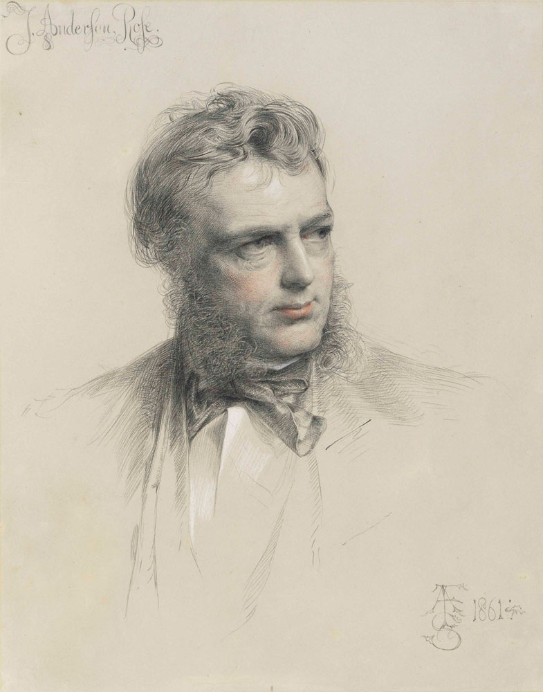 Anthony Frederick Augustus Sandys - Portrait of James Anderson Rose