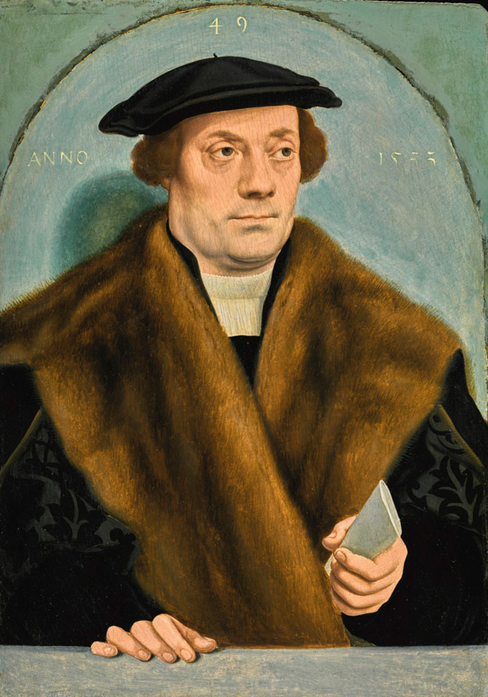 Bartholomäus Bruyn the Elder - Portrait of a Gentleman