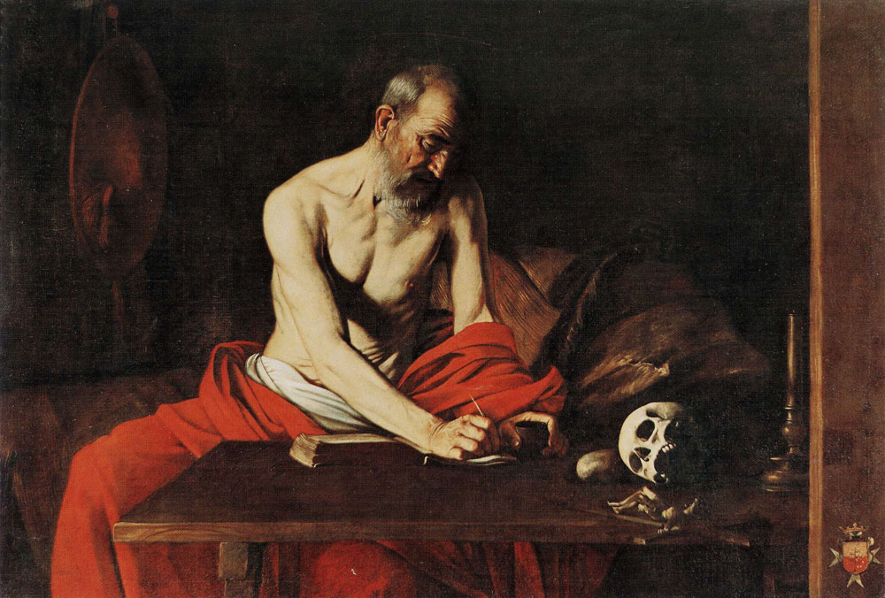 Caravaggio - St Jerome Writing
