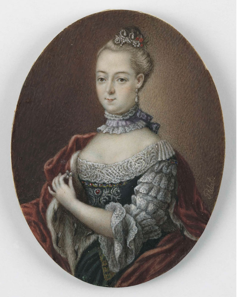 Anonymous - Frederica Carolina van Brandenburg (1735-91). Dochter van hertog Franz Josias van Saksen Coburg Saalfeld