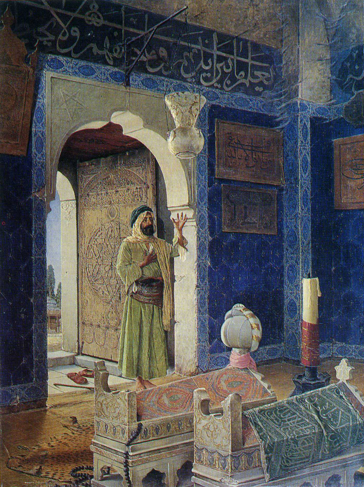 Osman Hamdy Bey - Old Man before Children's Tombs
