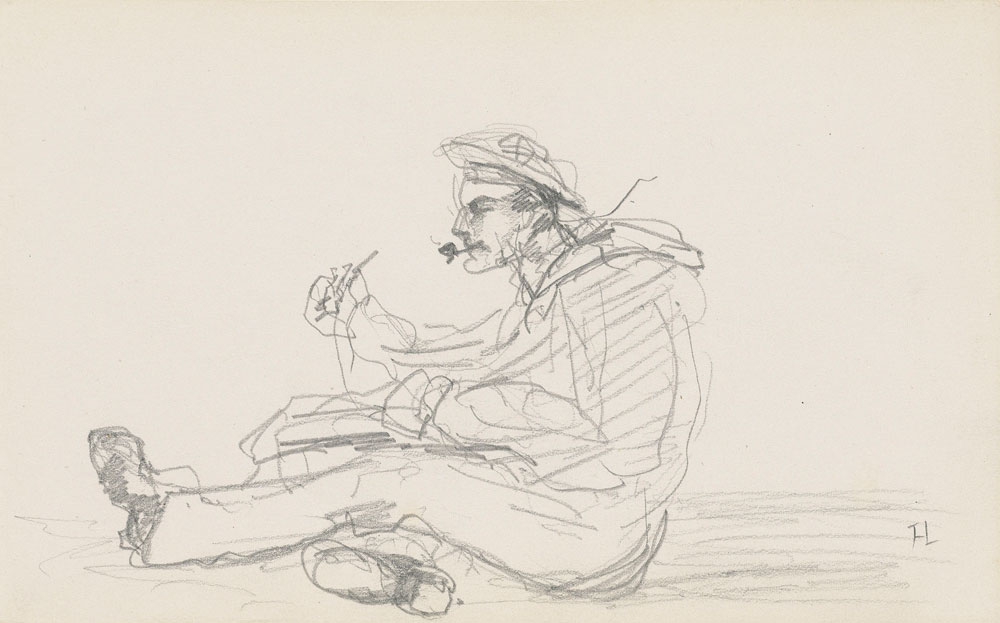 Henri de Toulouse-Lautrec - Marin writing