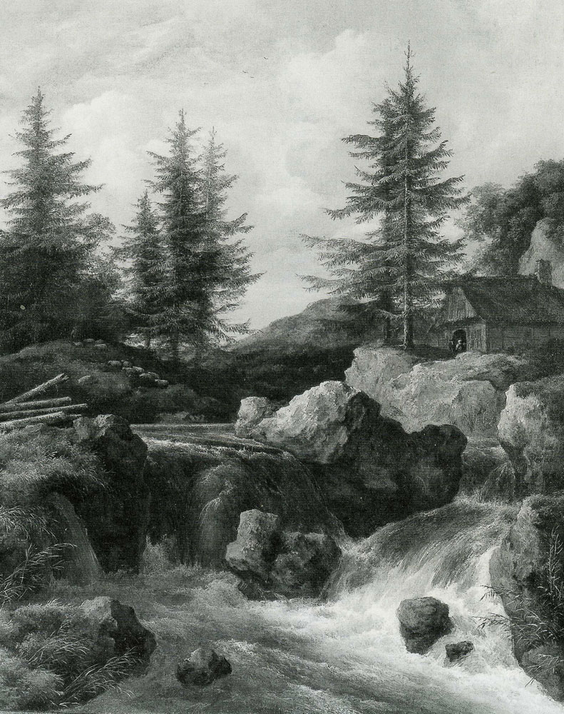 Jacob van Ruisdael - Waterfall in a Rocky Landscape