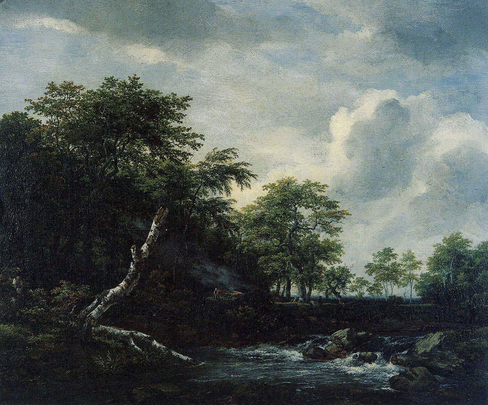 Jacob van Ruisdael - Wood with a River