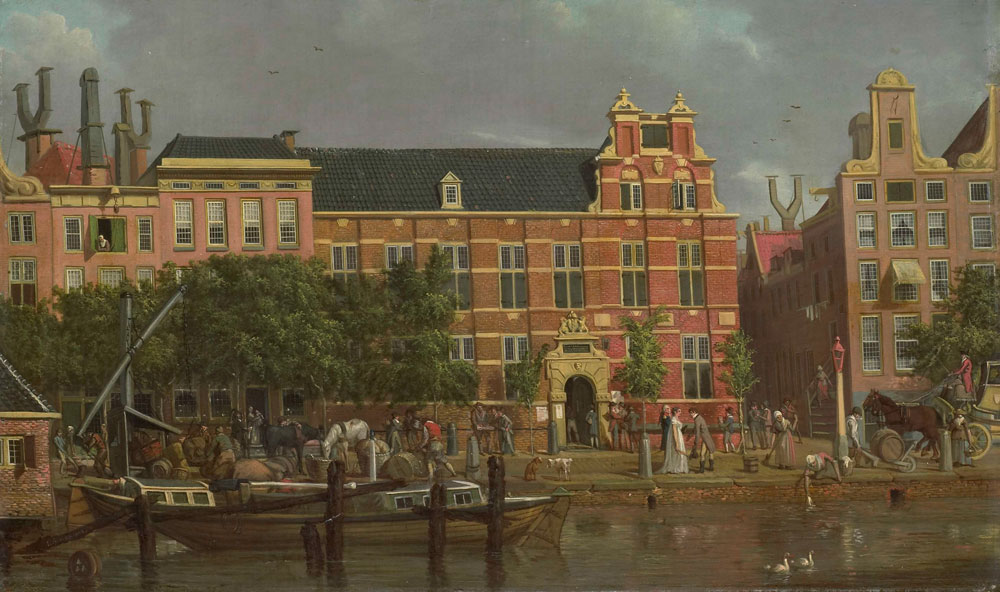 Jacob Smies - The Latin school on the Singel, Amsterdam