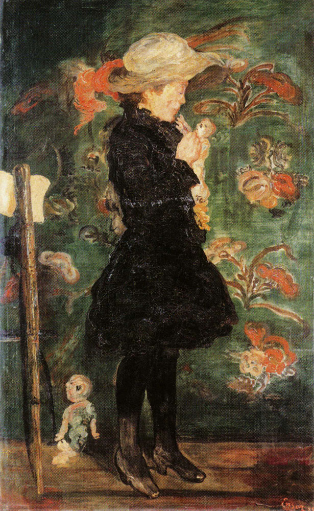 James Ensor - Child with Doll