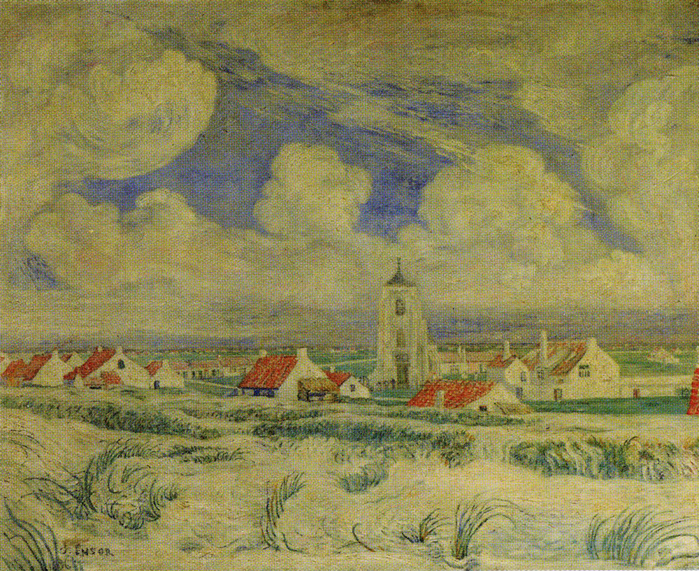 James Ensor - Large View of Mariakerke