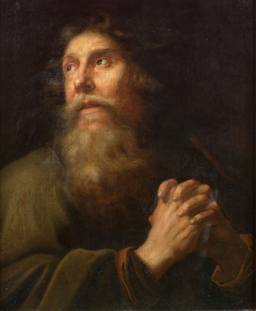 Studio of Joachim Sandrart - A male saint