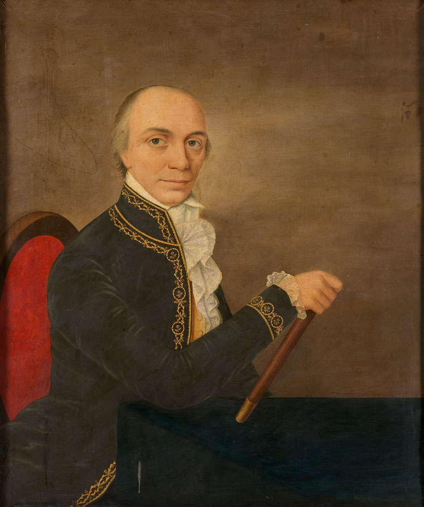 Anonymous - Portrait of Johannes Siberg, Governor-General of the Dutch East Indies