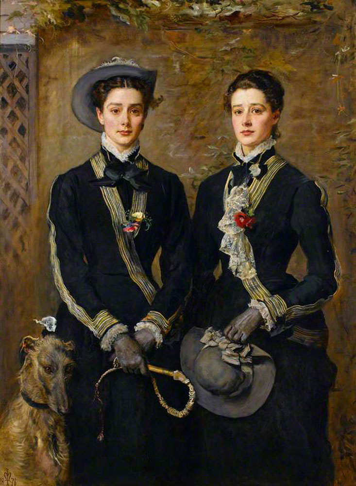 John Everett Millais - The Twins, Kate and Grace Hoare