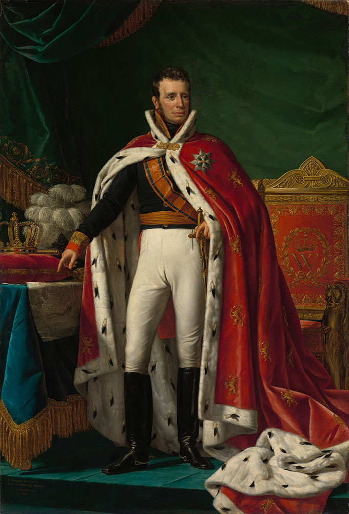 Joseph Paelinck - Portrait of William I, King of the Netherlands