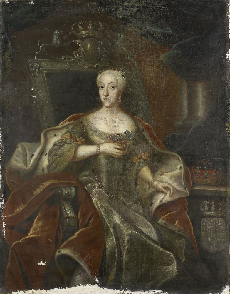 Anonymous - Portrait of Princess Charlotte Amalie, Daughter of Frederick IV, King of Denmark