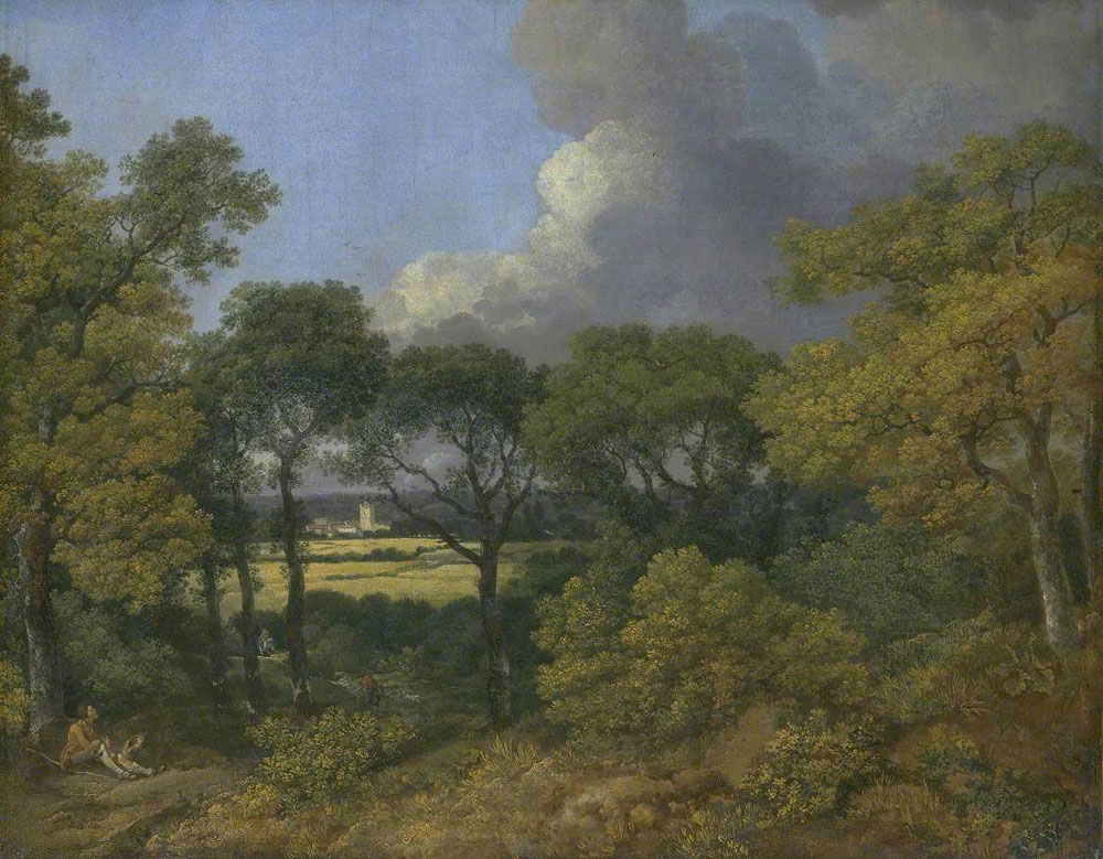 Thomas Gainsborough - Wooded Landscape with a Peasant Resting