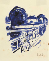 Edvard Munch På broen