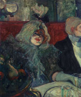 Henri de Toulouse-Lautrec In a Private Dining Room (At the Rat Mort)