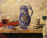 James Ensor Still Life with Blue Jar