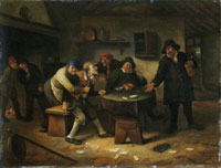 Jan Steen Fighting Peasants at an Inn