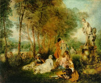 Jean-Antoine Watteau The Feast of Love