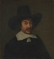 Paulus Hennekyn - Portrait of a Man, possibly Jan de Hooghe (1608-1682)