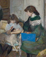 Pierre Bonnard - Jeunes filles au chien (Deux des filles d’Alexandre Natanson)