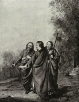 Pieter Codde Christ and the Disciples on the Road to Emmaus