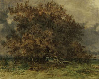 Théodore Rousseau The Crooked Tree at the Carrefour de l'Epine