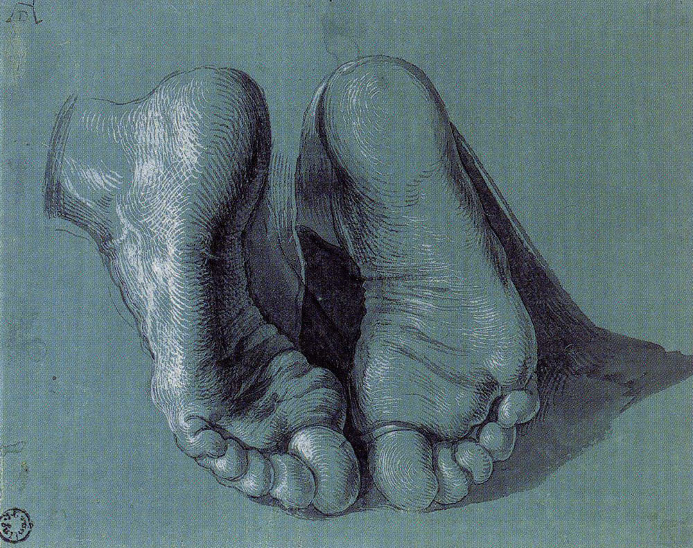 Albrecht Dürer - Study of Two Feet