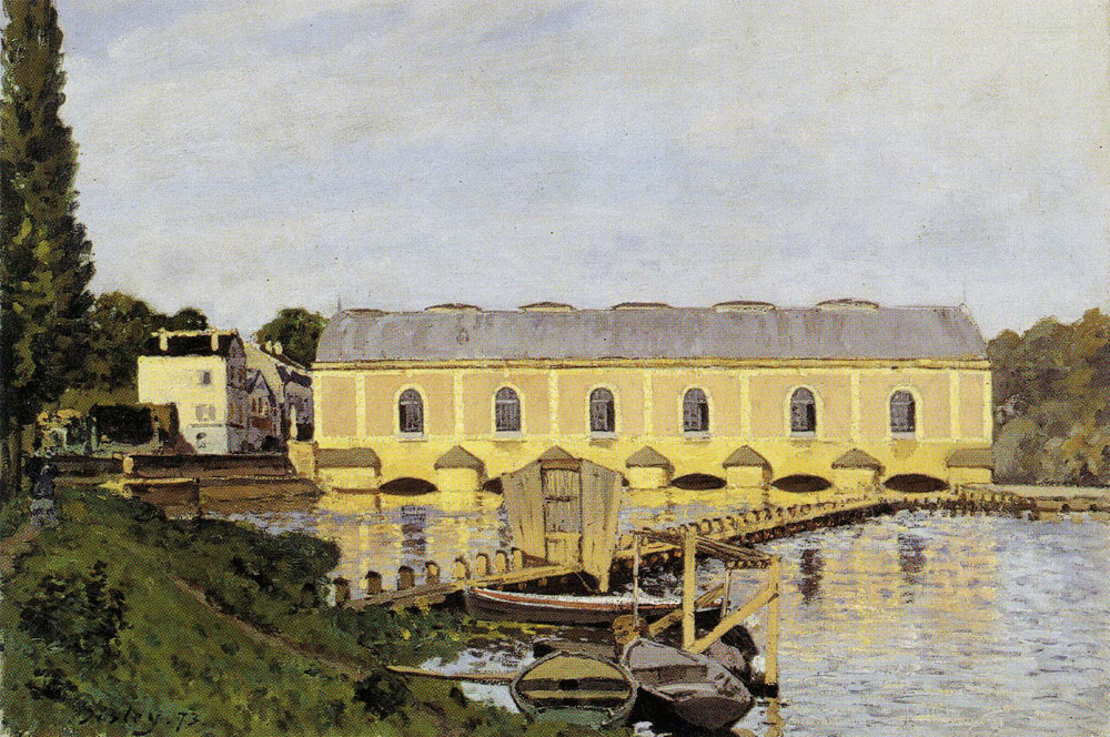 Alfred Sisley - The Water-Power Works, Bougival