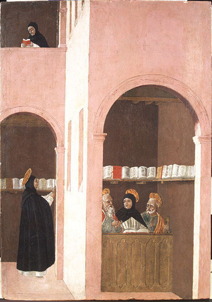 Bartolomeo degli Erri - Saint Thomas Aquinas Aided by Saints Peter and Paul