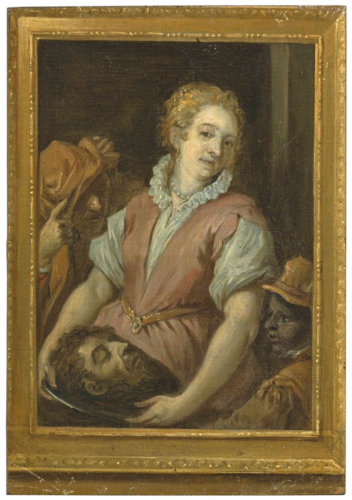David Teniers II the Younger after Titian - Salome with the head of Saint John the Baptist