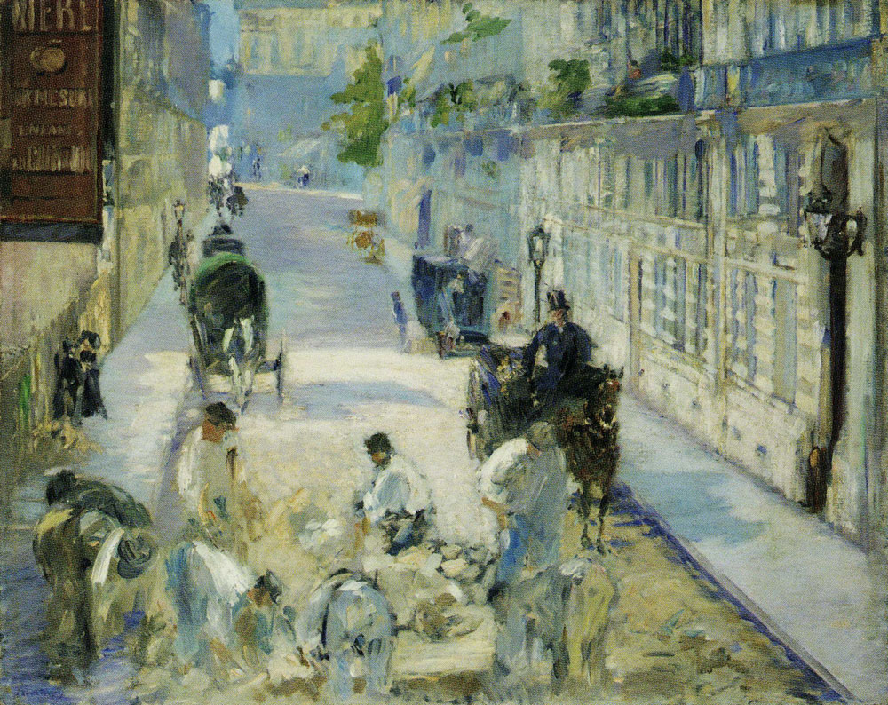 Edouard Manet - Les Paveurs de la Rue de Berne