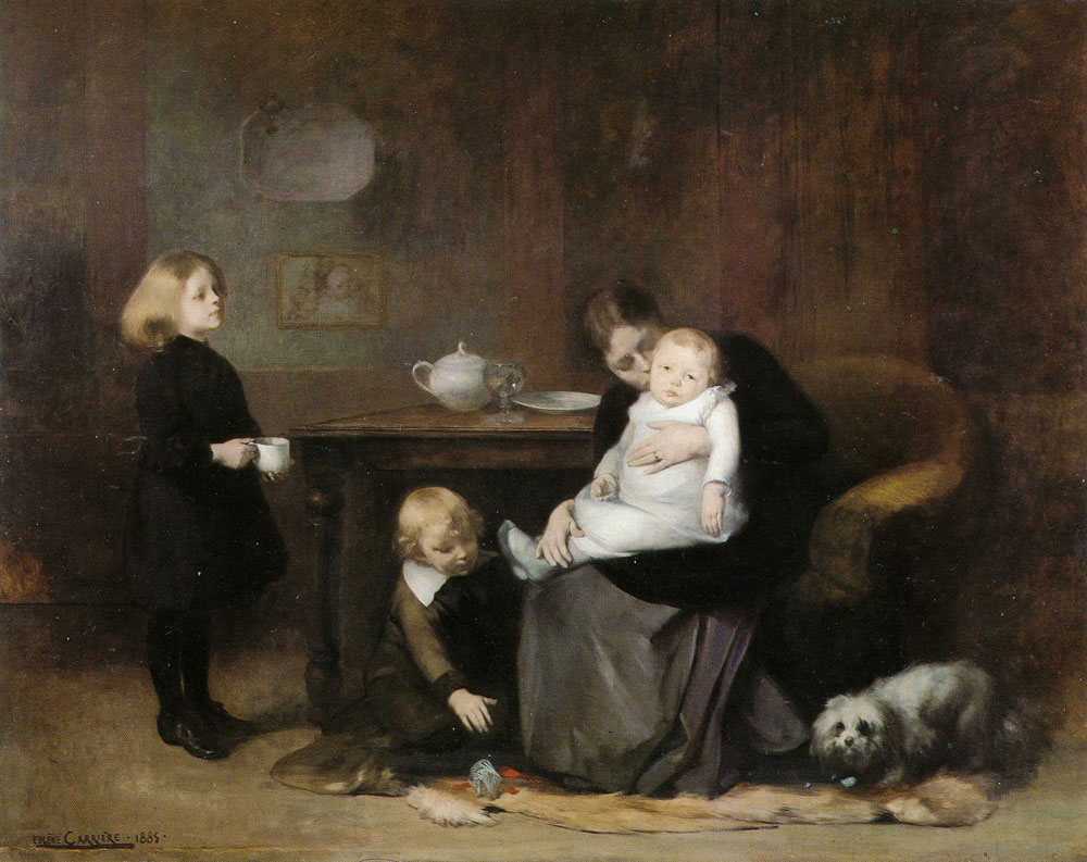 Eugène Carrière - The Sick Child