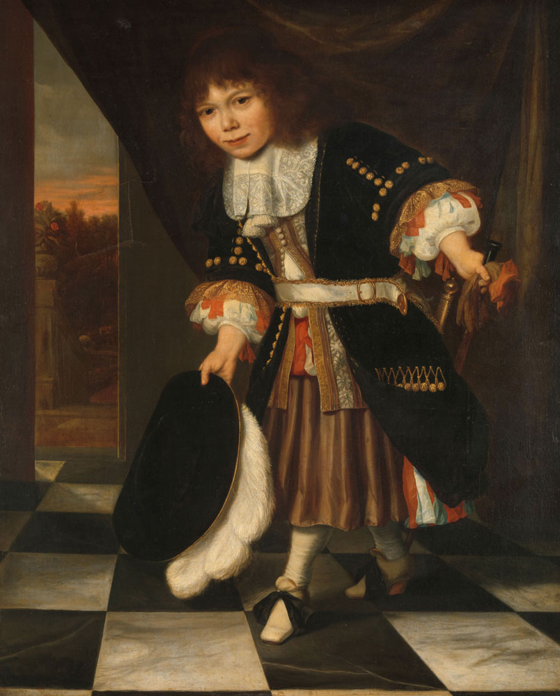 François Verwilt - Portrait of a Boy, called The Young Son of Admiral van Nes (The Admiral's Son)