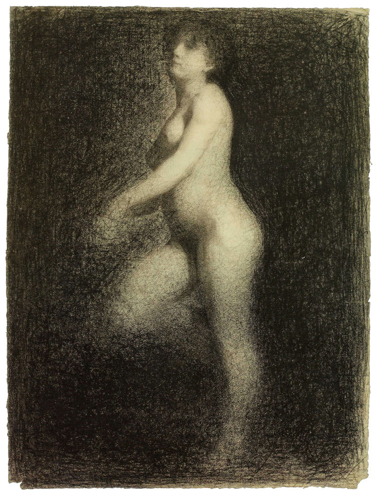 Georges Seurat - Female Nude