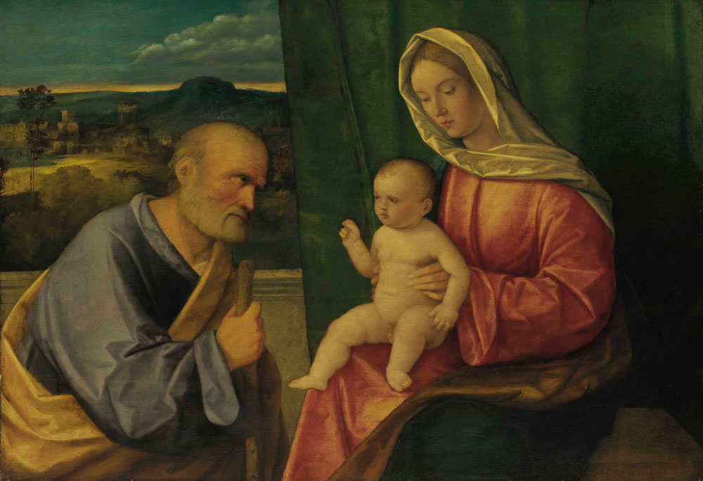 Studio of Giovanni Bellini - The Holy Family