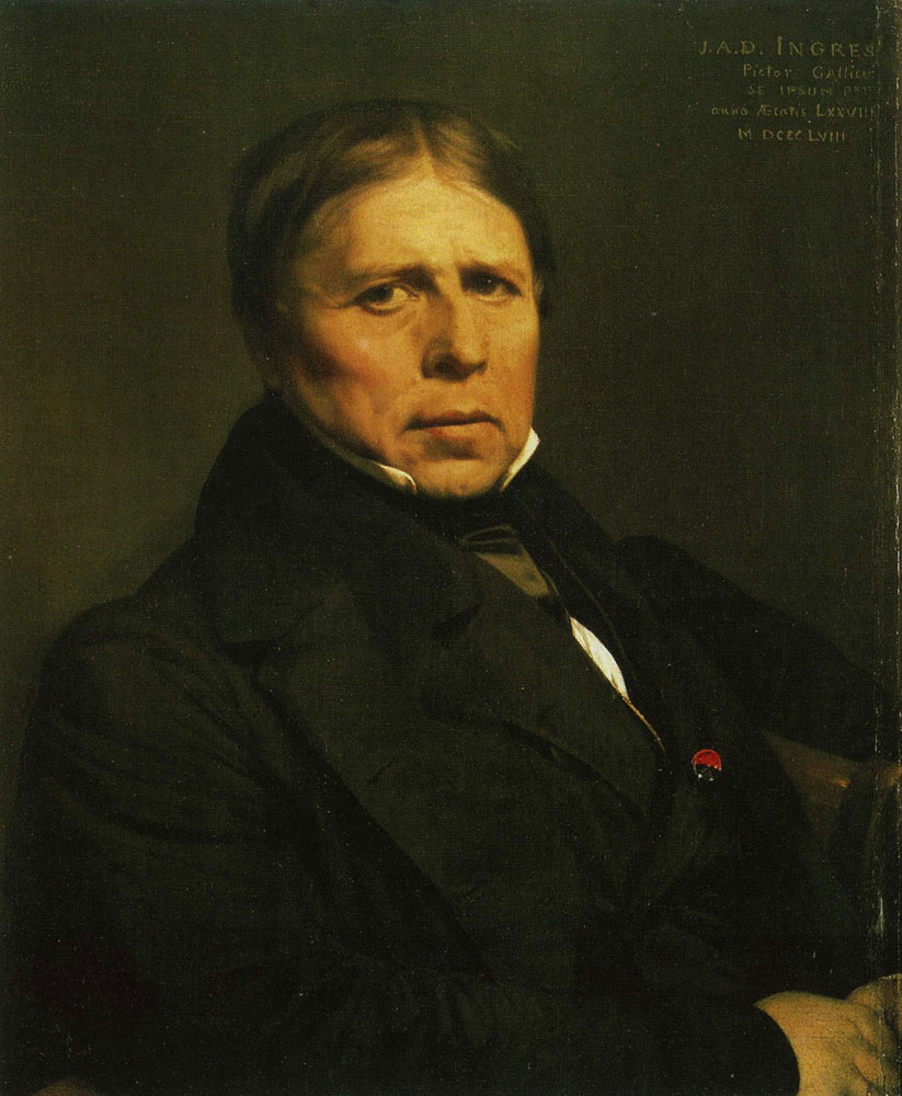 Jean Auguste Dominique Ingres - Self-Portrait at the Age of 78